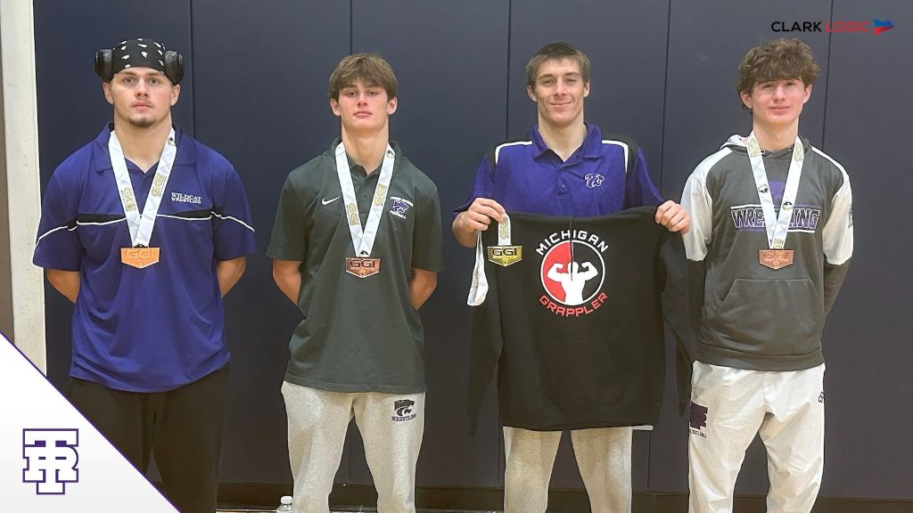 Three Rivers wrestlers at Hartland Invitational